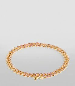 SHAY Yellow Gold, Diamond, Sapphire and Ruby Chain Link Bracelet MULTI Bracelets -Annoushka Online Shop shay yellow gold diamond sapphire and ruby chain link bracelet 17521299 37235933 1000